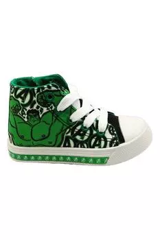 Кроссовки Hulk с принтом Marvel, зеленый