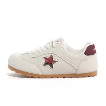 Кроссовки Humanism 1986 Lifestyle Shoes Women's Low-top, бежевый/красный