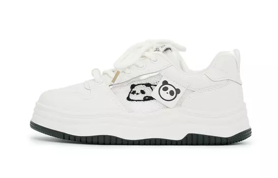 Кроссовки Humanism 1986 Skateboarding Shoes Women's Low-top, белый/черный