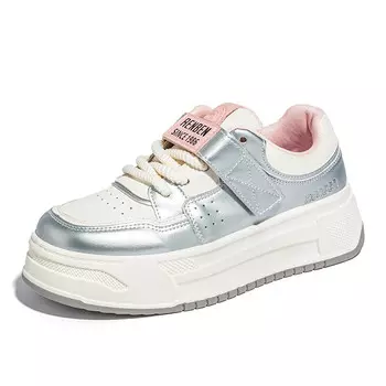 Кроссовки Humanism 1986 Skateboarding Shoes Women's Low-top, серебряный