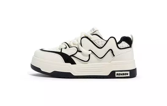 Кроссовки Humanism 1986 Skateboarding Shoes Women's Low-top, зеленый