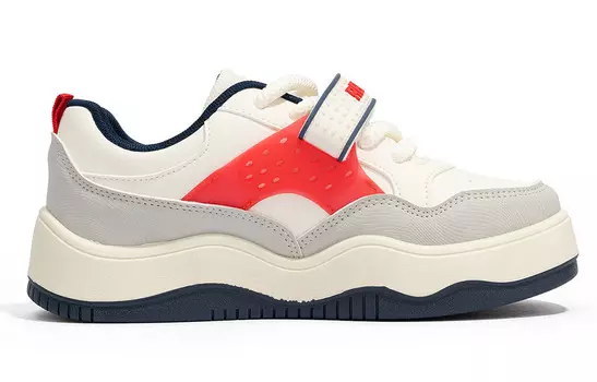 Кроссовки Humanism 1986 Skateboarding Shoes Women's Low-top Gray, серый