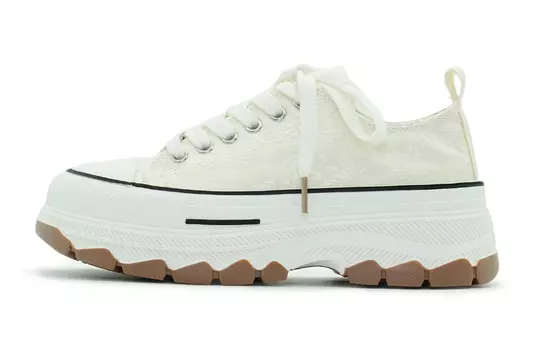 Кроссовки Humanism 1986 Skateboarding Shoes Women's Low-top, белый