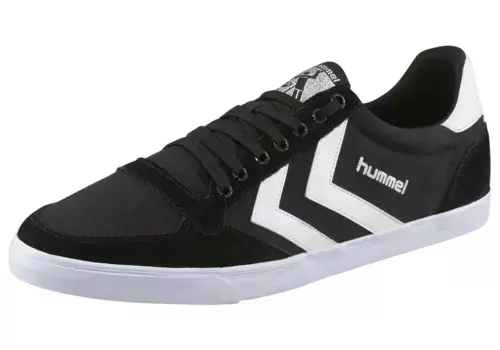 Кроссовки hummel "Slimmer Stadil Canvas Low", черно-белый