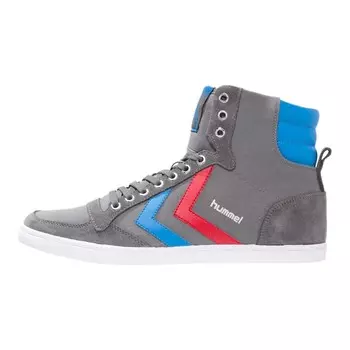 Кроссовки Hummel Slimmer Stadil, castle rock/ribbon red/brilliant blue