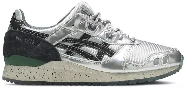 Кроссовки hundred% x sneakerlah x gel lyte 3 'kuala lumpur twin towers' Asics, серебряный