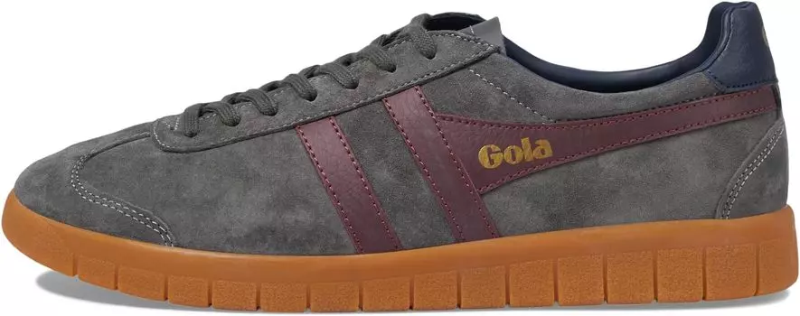 Кроссовки Hurricane Suede Gola, цвет Ash/Burgundy/Navy/Gum