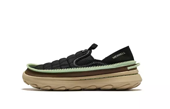 Кроссовки Hutmoc 2 Outdoor Performance женские с низким верхом, черные/зеленые Merrell