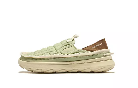 Кроссовки Hutmoc 2 Outdoor Performance женские с низким верхом, цвет зеленый, коричневый рис Merrell