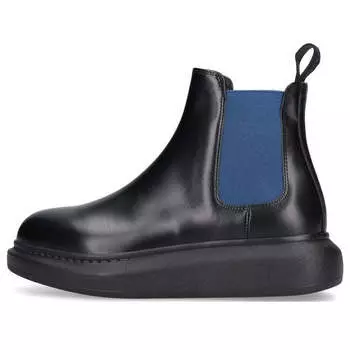 Кроссовки hybrid chelsea boot 'black blue' Alexander Mcqueen, черный