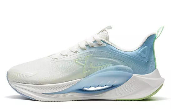 Кроссовки Hydrogen Wind 7.0 для бега мужские с низким верхом Sail белые/микроволновые синие Xtep