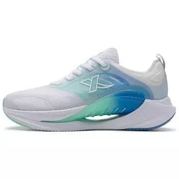 Кроссовки Hydrogen Wind 7.0 мужские с низким верхом белого/синего цвета Xtep