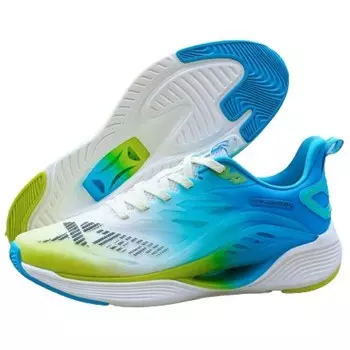 Кроссовки Hydrogen Wind Technology для бега, мужские, с низким верхом, парусно-белые/сельдереевые/интеллектуально-синие Xtep