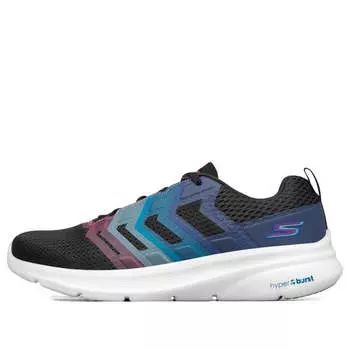 Кроссовки hyper pillars running shoes black/white/blue Skechers, черный