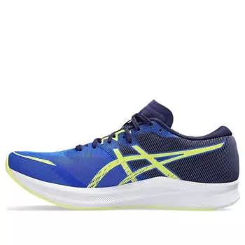 Кроссовки hyper speed 3 wide 'blue glow yellow' Asics, синий