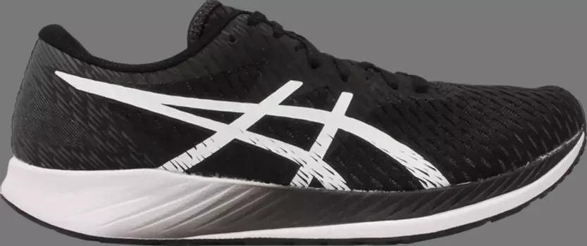 Кроссовки hyper speed 'black white' Asics, черный