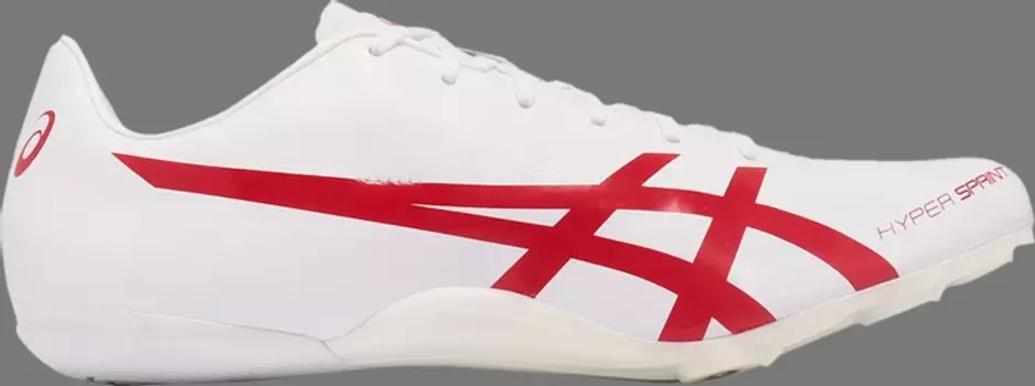 Кроссовки hyper sprint 7 'brillant white classic red' Asics, белый