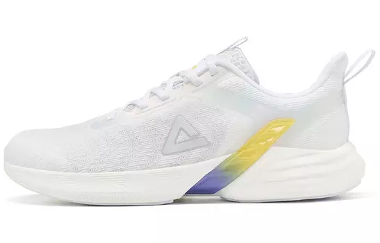 Кроссовки Hyperfuse мужские с низким верхом, белые/желтые/фиолетовые Peak