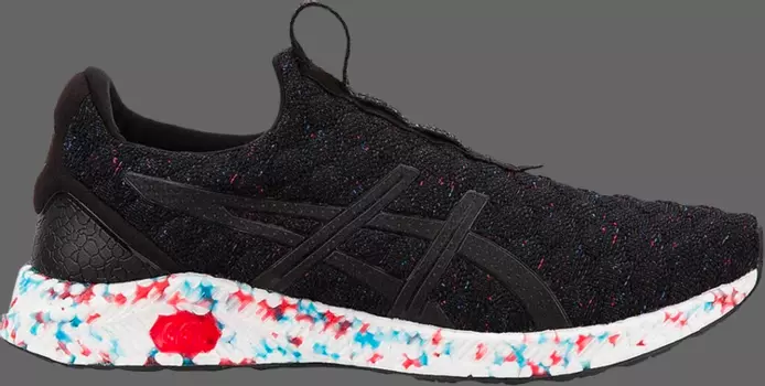 Кроссовки hypergel kenzen 'black blue red' Asics, черный