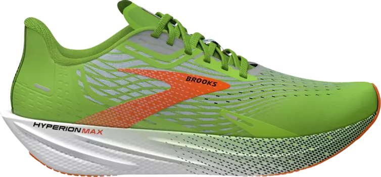 Кроссовки Hyperion Max 'Green Gecko Red Orange', зеленый