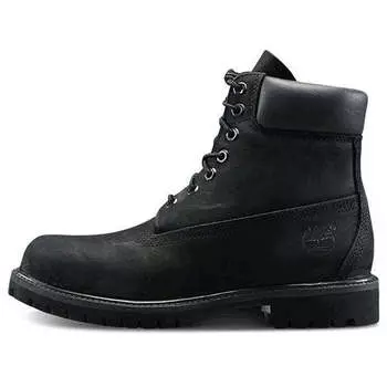 Кроссовки icon 6' premium narrow fit boots 'black nubuck' Timberland, черный