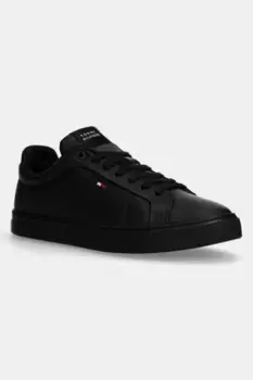 Кроссовки ICON COURT LTH FLAG ESS Tommy Hilfiger, черный