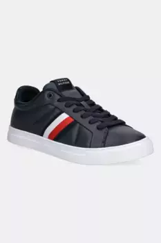 Кроссовки ICON COURT LTH STRIPES Tommy Hilfiger, темно-синий