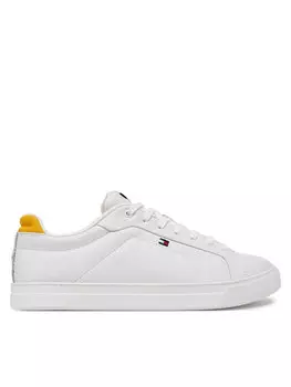 Кроссовки Icon Court Pinperf Lth FM0FM05483 Tommy Hilfiger, белый