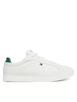 Кроссовки Icon Court Pinperf Lth FM0FM05483 Tommy Hilfiger, белый