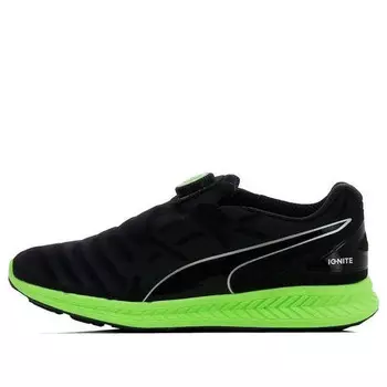 Кроссовки ignite disc 'black green gecko' Puma, черный