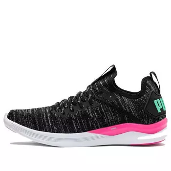 Кроссовки ignite flash evoknit 'black pink' Puma, черный