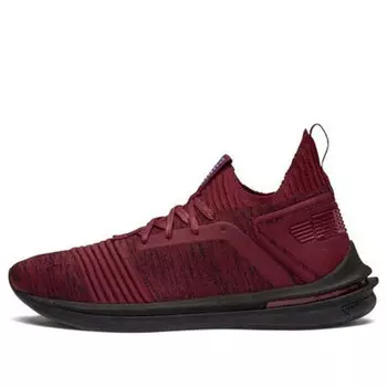 Кроссовки ignite limitless sr evoknit low top running shoes red Puma, красный