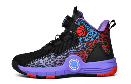 Кроссовки IMAU Kids Basketball Shoes Kids Mid-top, фиолетовый