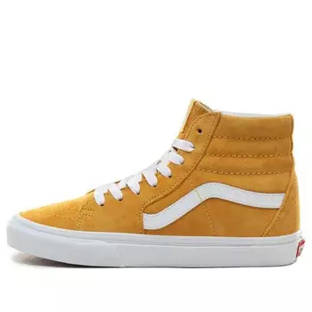 Кроссовки in pig suede sk8-hi mango mojito yellow Vans, желтый