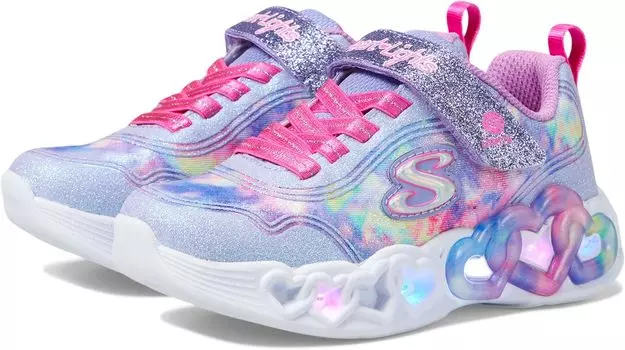 Кроссовки Infinite Heart Lights 303753L SKECHERS KIDS, цвет Lavender/Multi