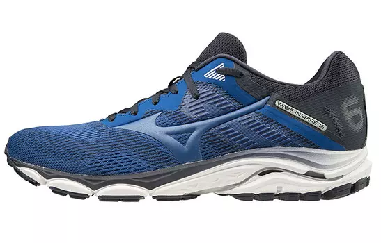 Кроссовки Inspire для бега мужские с низким верхом, синие/черные Mizuno