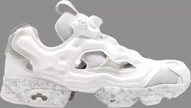 Кроссовки instapump fury achm 'white marble' Reebok, белый