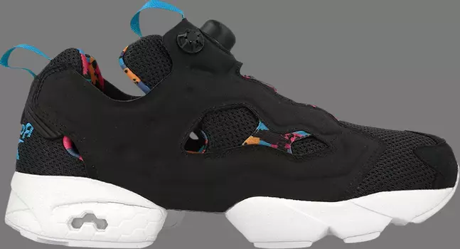 Кроссовки instapump fury ar 'black teal' Reebok, черный