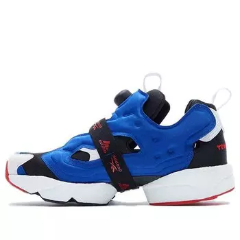 Кроссовки instapump fury boost 'blue black red' Reebok, синий
