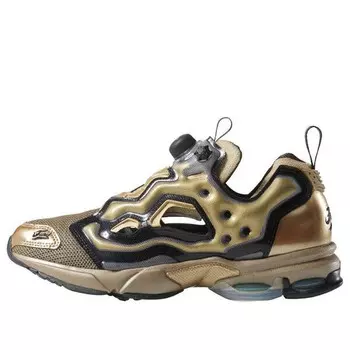 Кроссовки instapump fury millennium 'metallic bronze' Reebok, золотой