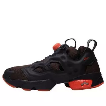 Кроссовки instapump fury og 'black blood orange' Reebok, черный