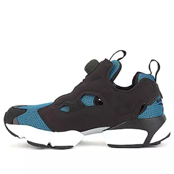 Кроссовки instapump fury og hollow out shock absorption non-slip shoes/sneakers blue black white splicing Reebok, синий