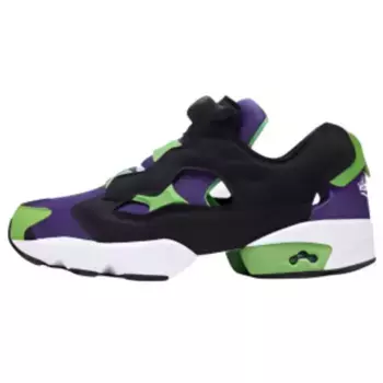 Кроссовки Instapump Fury Running Shoes Unisex Low-top Black/green/purple Reebok