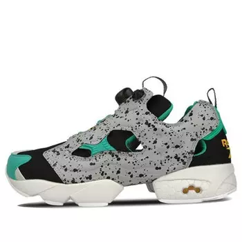 Кроссовки instapump fury sp 'gray green' Reebok, серый