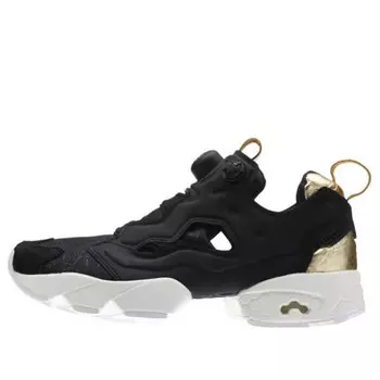 Кроссовки instapump fury sports casual shoes 'black gold white' Reebok, черный