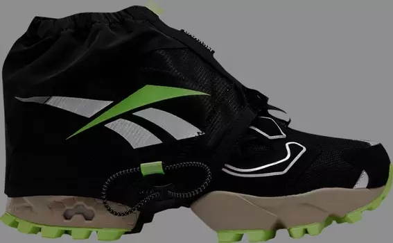 Кроссовки instapump fury trail shroud 'green' Reebok, черный