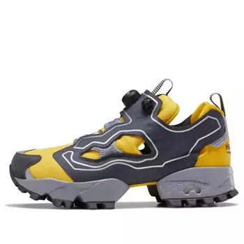 Кроссовки instapump fury trail shroud 'yellow' Reebok, серый