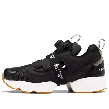 Кроссовки instapump fury x boost 'black gum' Reebok, черный