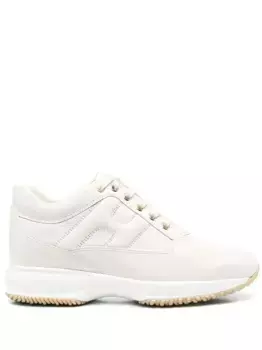 Кроссовки Interactive на шнуровке Hogan, нейтральный