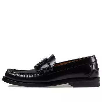Кроссовки interlocking g loafers 'black' Gucci, черный